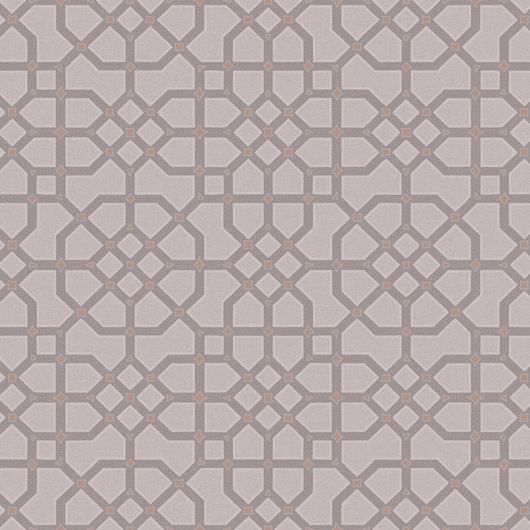 Плотные флизелиновые обои с восточным орнаментом под плитку коричнево серого оттенка для гостиной или кухни